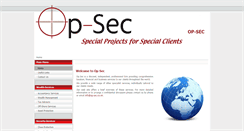 Desktop Screenshot of op-sec.co.uk